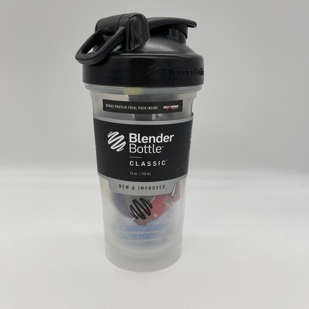 Blender Bottle Classic 24 oz Shaker - New & Improved BPA Free With Bonus Gift